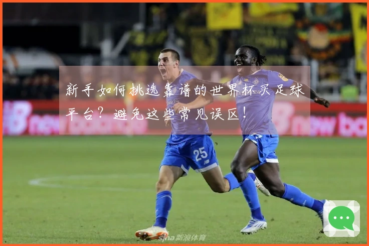 新手如何挑选靠谱的世界杯买足球平台?避免这些常见误区!